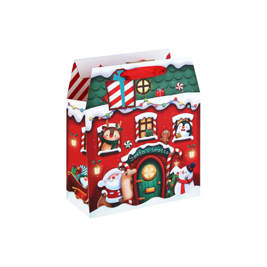 Santa's Grotto Gift Bag Medium 12pk