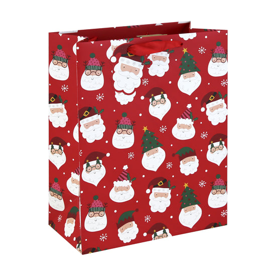 Funky Santa Gift Bag Large 12pk