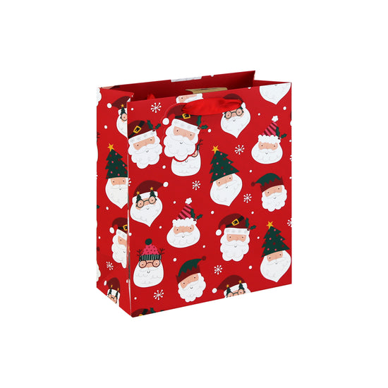 Funky Santa Gift Bag Medium 12pk