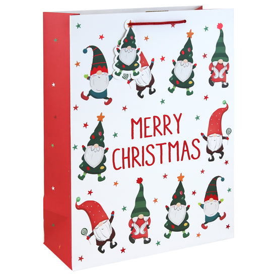 Merry Christmas Gonk Gift Bag Extra Large 12pk