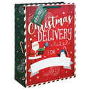 Xmas Delivery Personalised Gift Bag X-Large 12pk