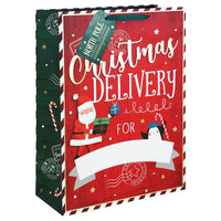 Xmas Delivery Personalised Gift Bag X-Large 12pk