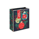 Bauble Embossed Gift Bag Medium 12pk