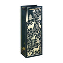 Woodland Embossed Gift Bag Bottle 12pk