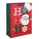 Vintage Santa Ho Ho Ho Gift Bag Extra Large 12pk