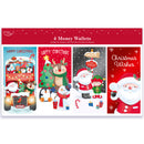 Christmas Money Wallet Cute 4pk