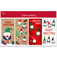 Christmas Money Wallet Gonk 4pk