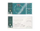 Christmas Foiled Placemat & Coaster Set 12pk