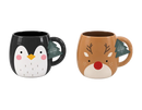 Christmas Character Mug 400ml 2pk