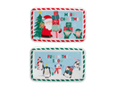 Christmas Plastic Tray 29.5x19x2cm 24pk