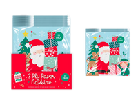Christmas Kids Printed Napkins 33cm 3ply 20pk