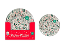 Christmas Printed Paper Plates 23cm 20pk