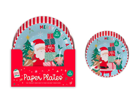 Christmas Kids Printed Paper Plates 23cm 10pk