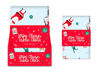 Christmas Wipe Clean Kids Tablecloth 132x178cm