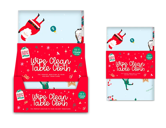 Christmas Wipe Clean Kids Tablecloth 132x178cm