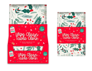 Christmas Printed Wipe Clean Tablecloth 132x178cm