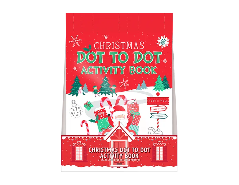 Christmas Dot-To-Dot Activity Book
