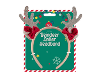 Glitter Reindeer Antler Headband