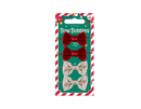 Christmas Bow Bobbles 4pk