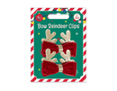 Bow Reindeer Clips 2pk