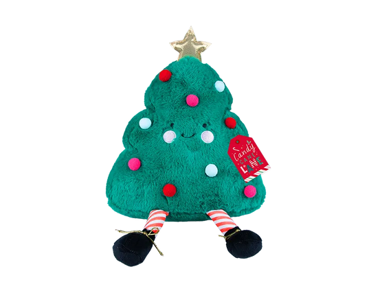 Christmas Tree Plush Door Stop 30x22x10cm