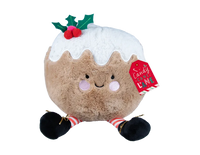 Christmas Pudding Plush Door Stop 21x23.5cm