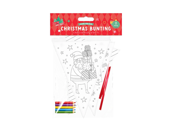 Colour Your Own Christmas Bunting 2M