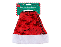 Reversible Sequin Santa Hat