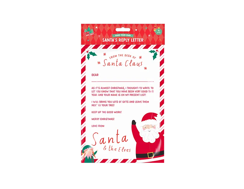 Santa's Reply Letter