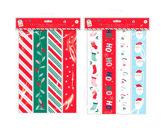 Christmas Paper Chains 36pk (Design May Vary)