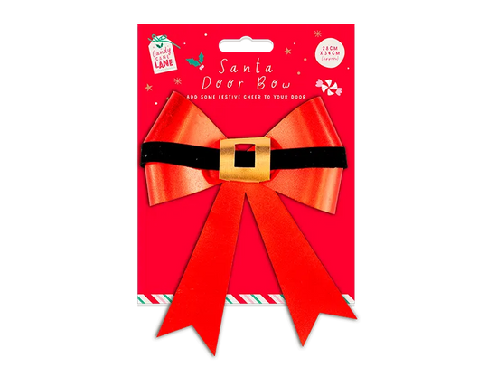 Santa Door Bow 28x34cm