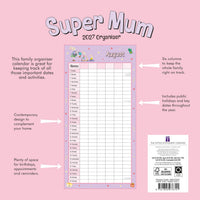 Gifted Stationery Calendar Super Mum 2027