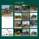 Gifted Stationery Calendar Classic Bikes 2027