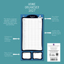 Gifted Stationery Calendar Home Organiser 2027