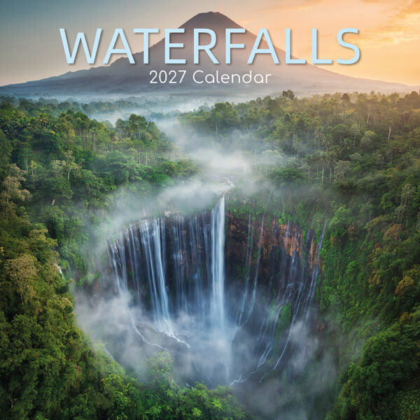 Gifted Stationery Calendar Waterfalls 2027