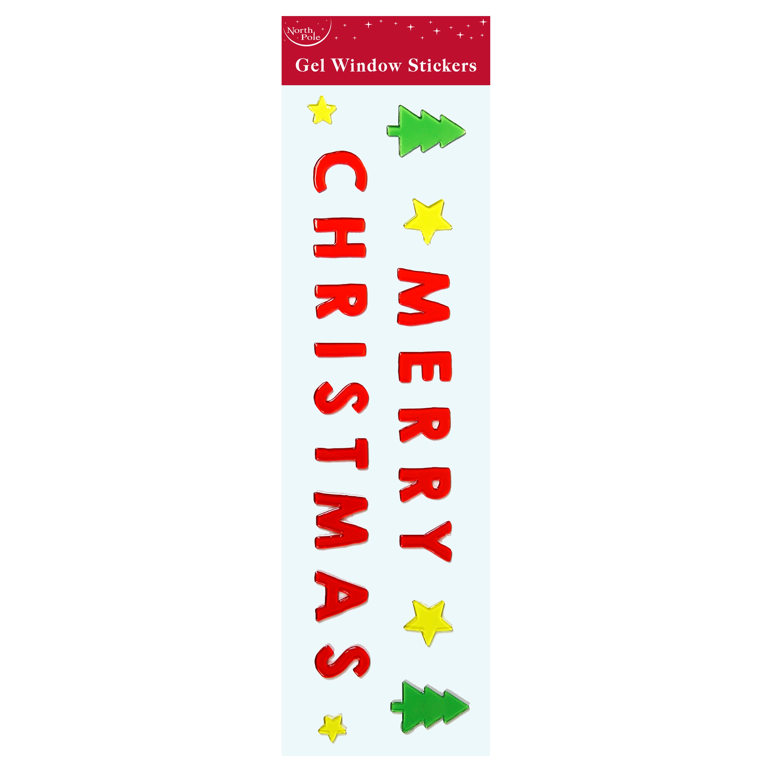 Christmas Gel Stickers Jumbo