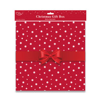 Flat Pack Gift Box Traditional Santa