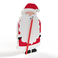 Jolipad Notepad & Pen Santa/Snowman 12pk