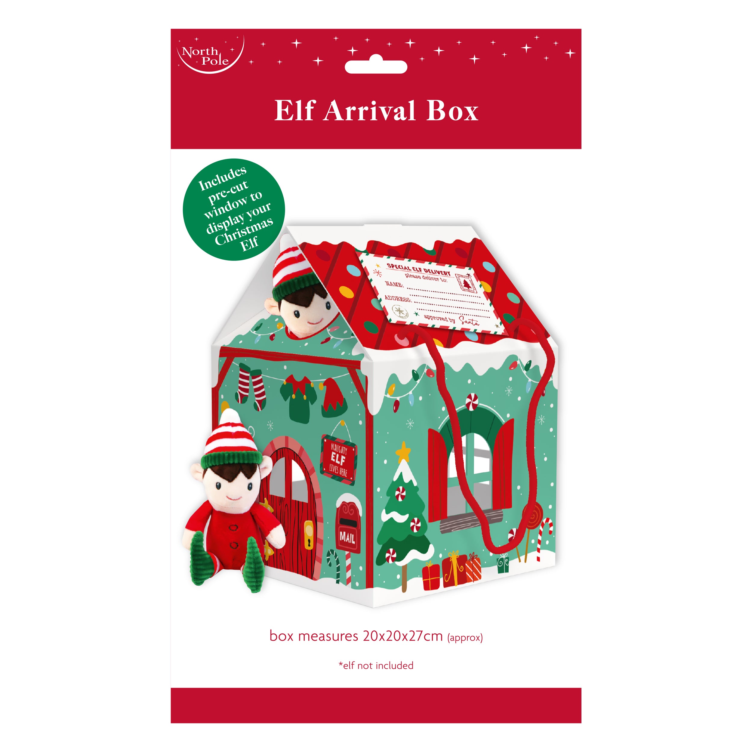 Elf Arrival House With Handles
