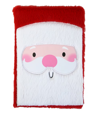 Jolipad Fluffy Santa Notepad A5