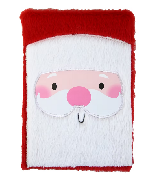 Jolipad Fluffy Santa Notepad A5