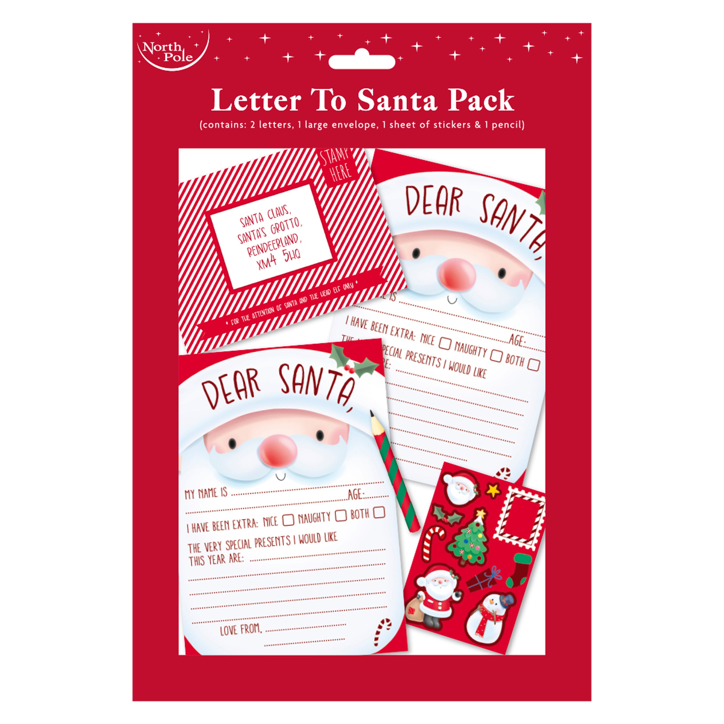 Letter To Santa Pack