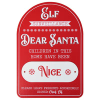 Naughty Or Nice Santa Sign