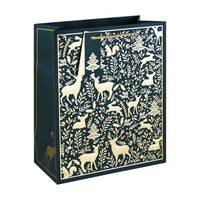 Woodland Embossed Gift Bag Large 12pk