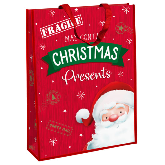 Christmas Fragile PP Woven Bag Jumbo