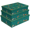 Woodland Oblong Gift Box 3pcs