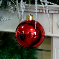 Shiny Shatterproof Bauble Red 20cm