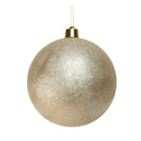 Glitter Shatterproof Bauble Champagne 30cm