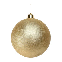 Glitter Shatterproof Bauble Gold 30cm