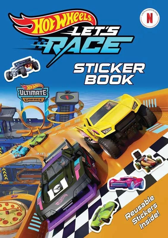 Sticker Book Hot Wheels